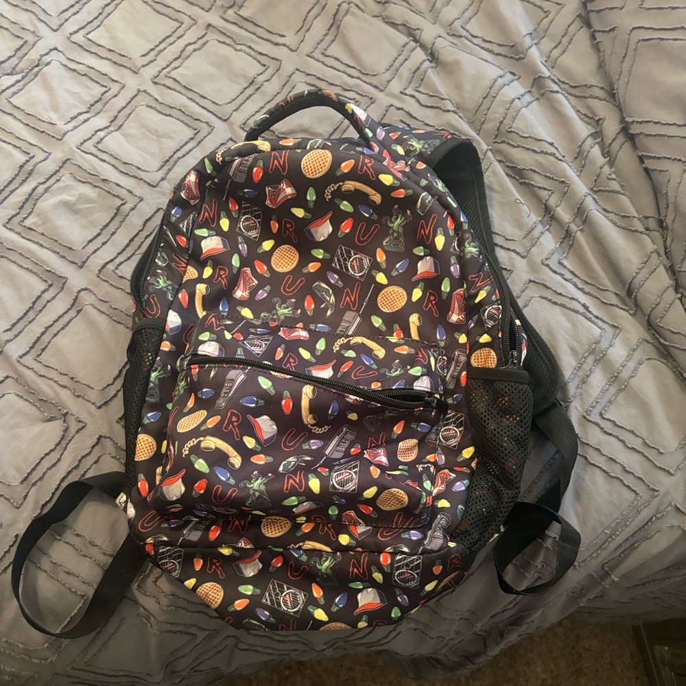 Stranger Things backpack. Pristine condition.Profess. cleaned for this listing.